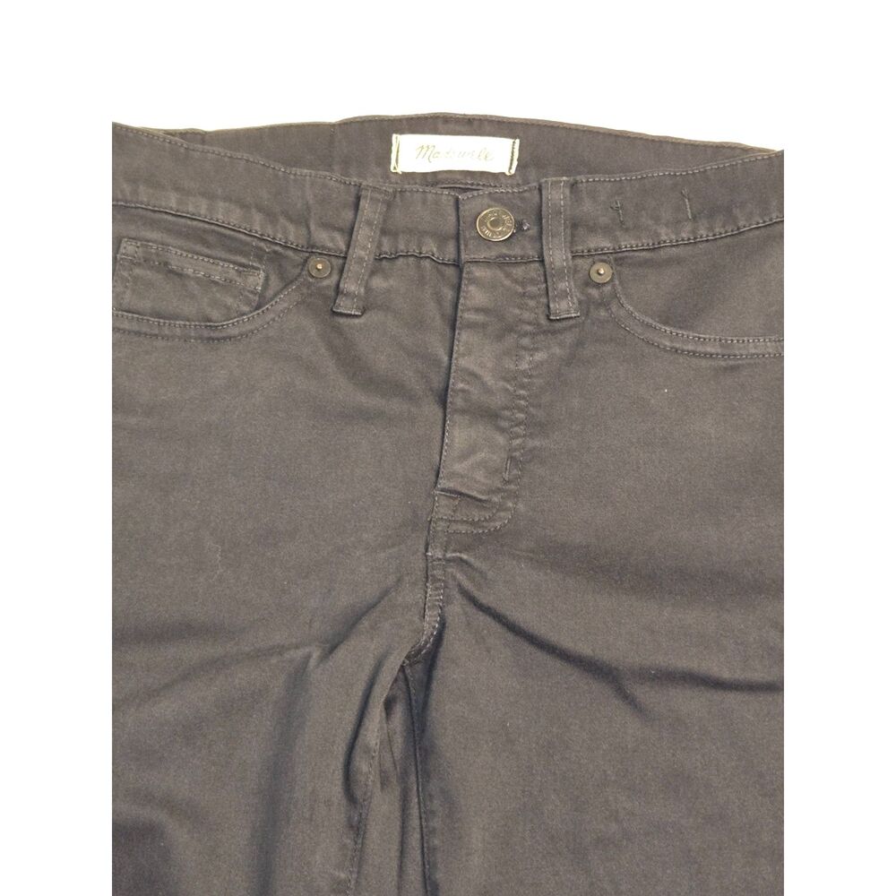 Madewell High-Rise Skinny Jeans | Women's Size 25 | Black Ankle Crop - Picture 7 of 9